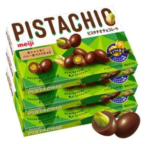 Meiji Peruvian Chocolate Covered Pistachios Japan Import 35g 10ct